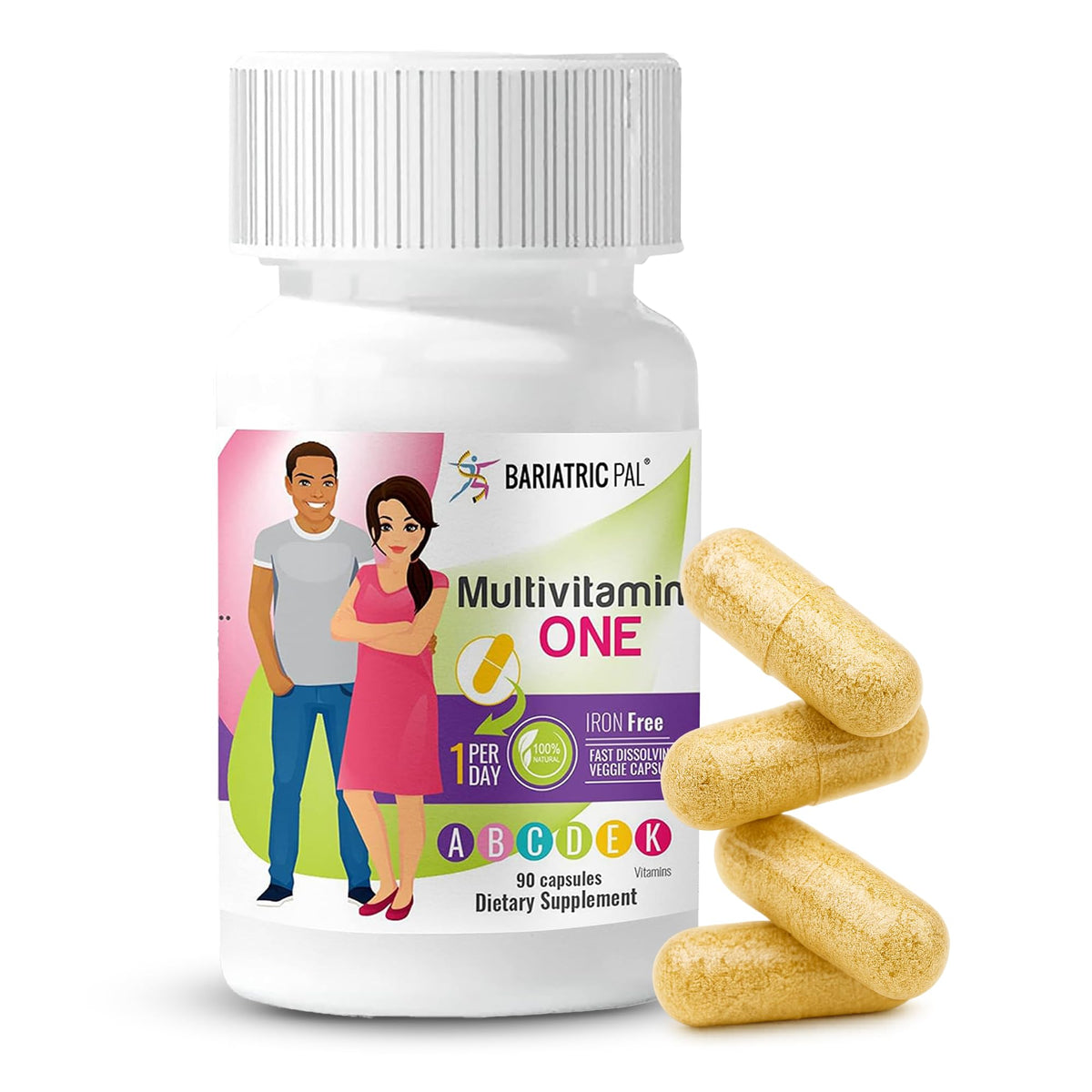 BariatricPal Multivitamin capsule front view