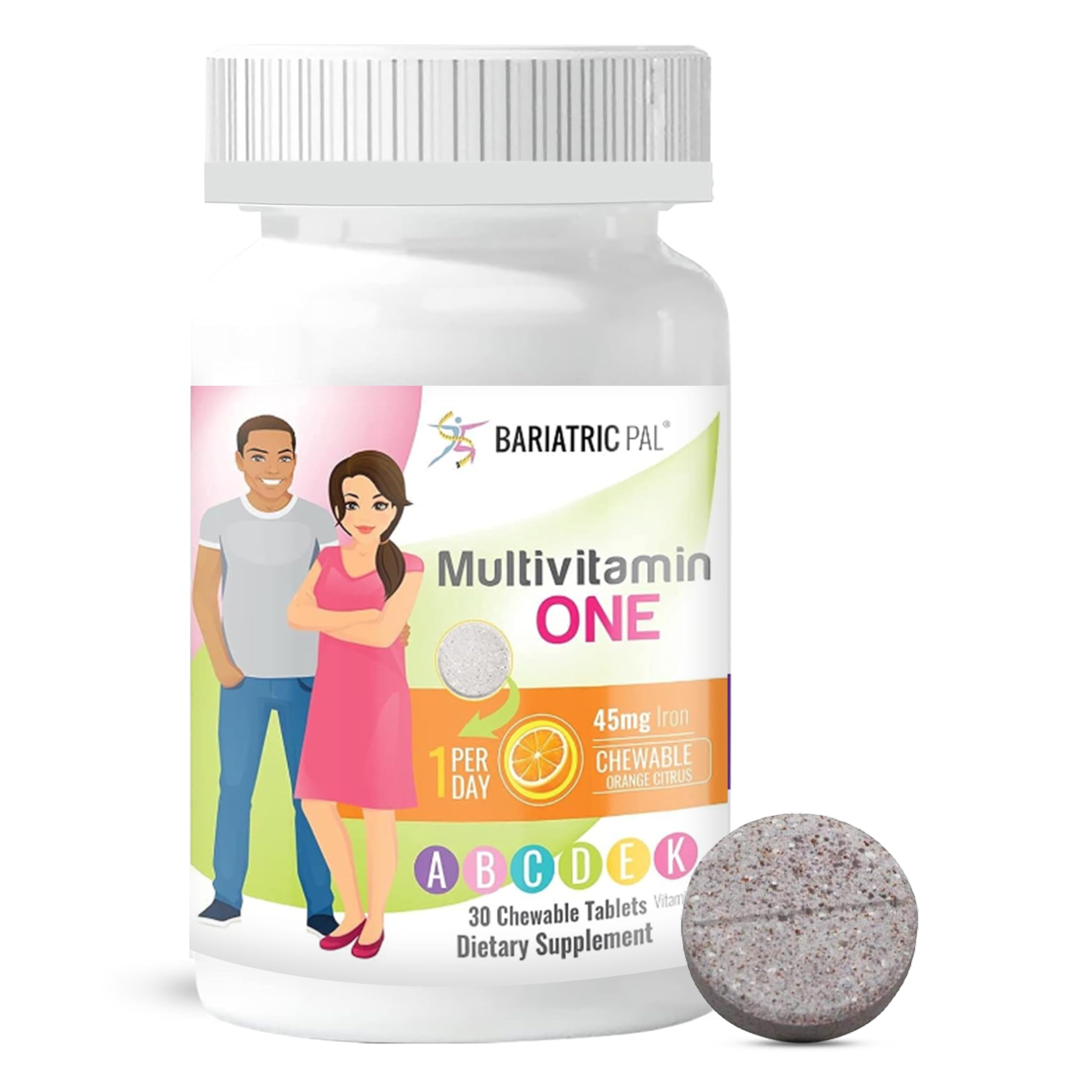 BariatricPal Multivitamin Chewable front view with packaging