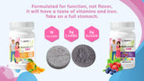BariatricPal Multivitamin ONE chewable tablets on a kitchen counter