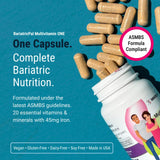 BariatricPal Multivitamin with Iron 60mg bottle side view