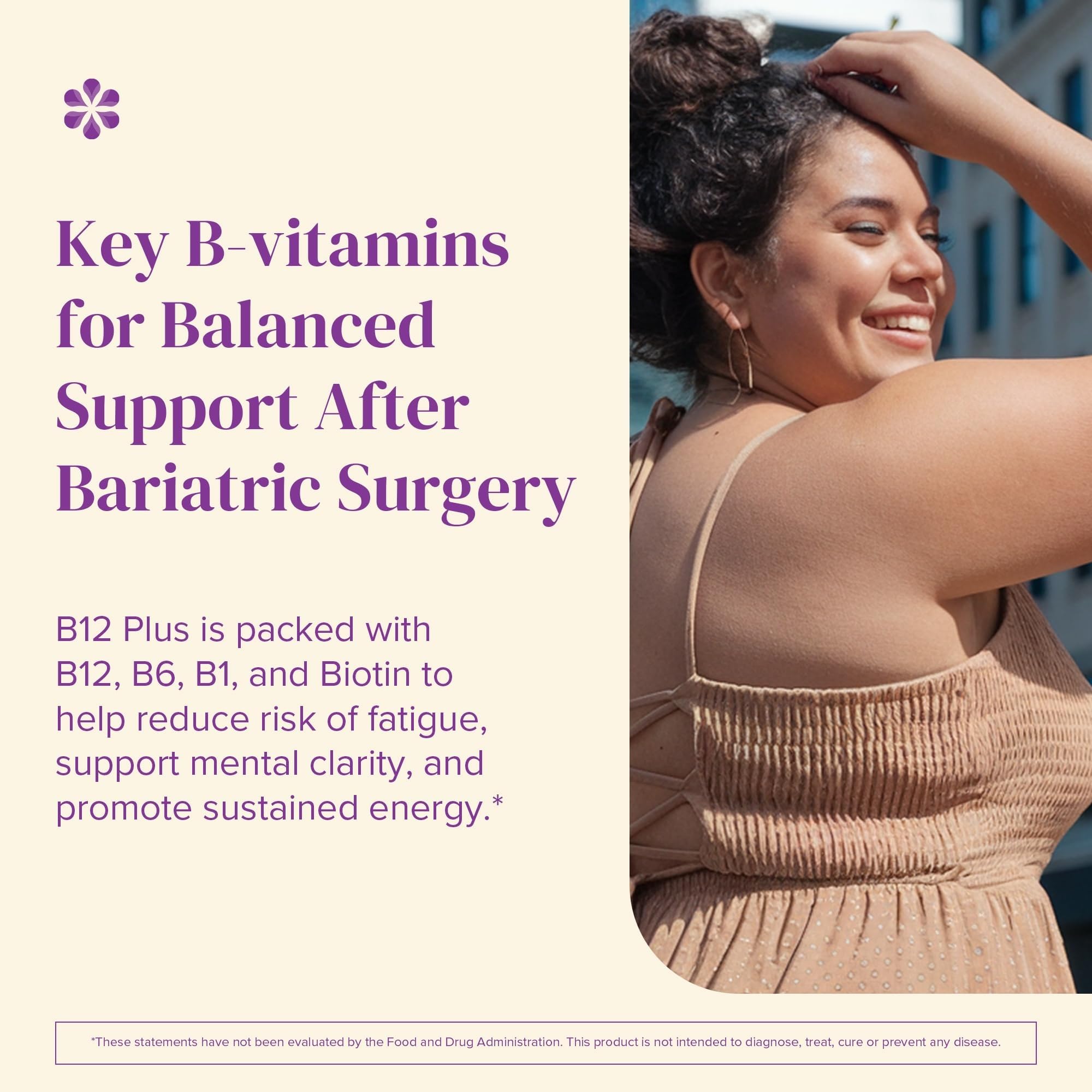 BariMelts B12 Plus Vitamin B Complex 41g cherry tablets side view