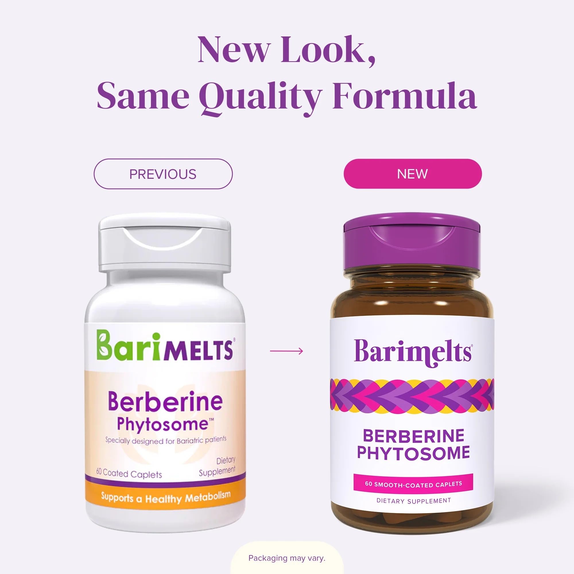 BariMelts Berberine Phytosome Supplement 550mg nutritional information