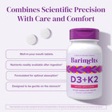 BariMelts D3 + K2 tablet close-up