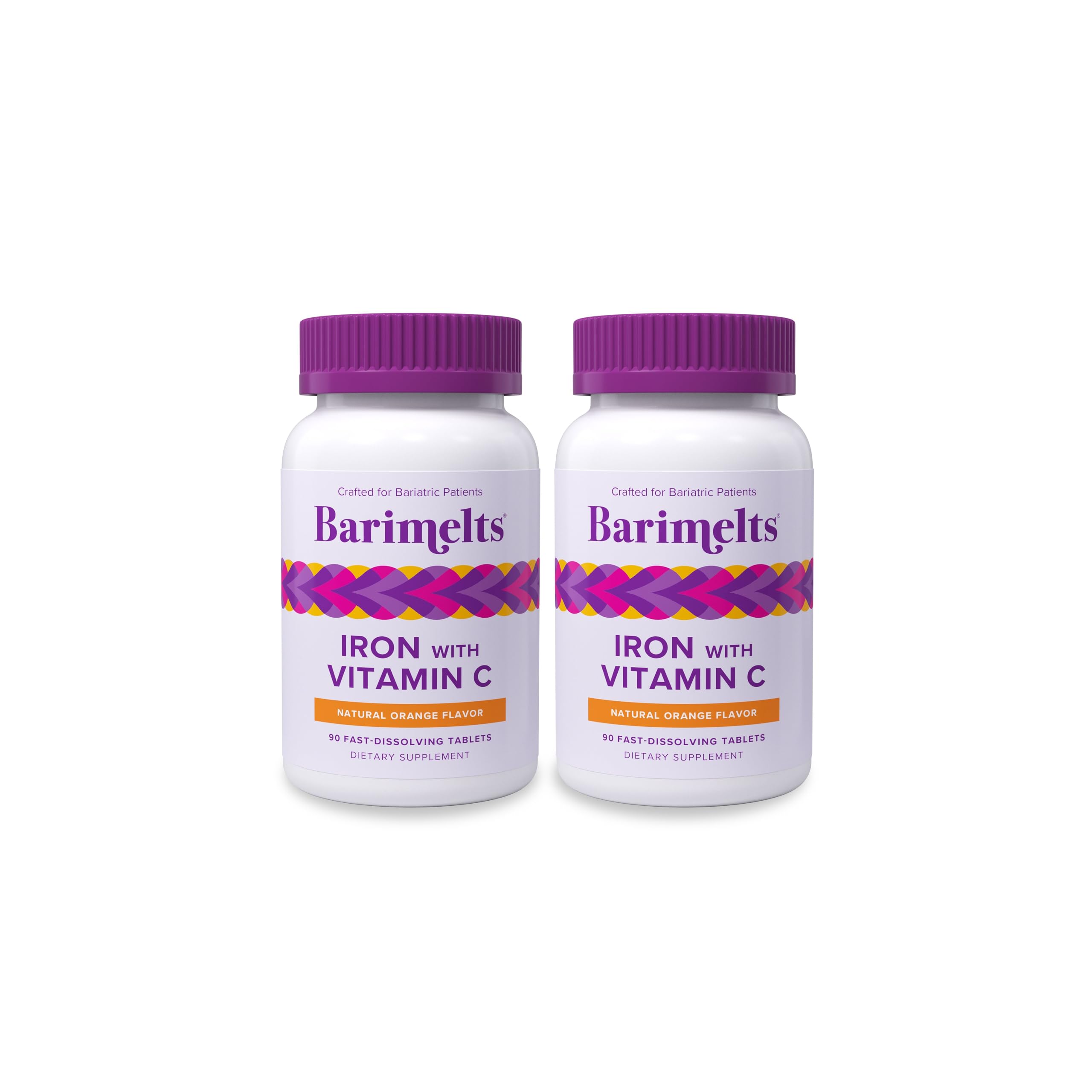 BariMelts Iron Supplement 270 tablets packaging front view
