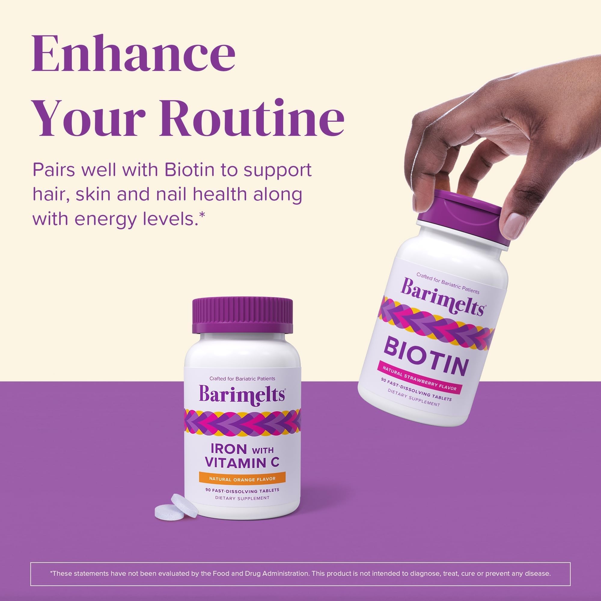 BariMelts Iron Supplement ingredients list