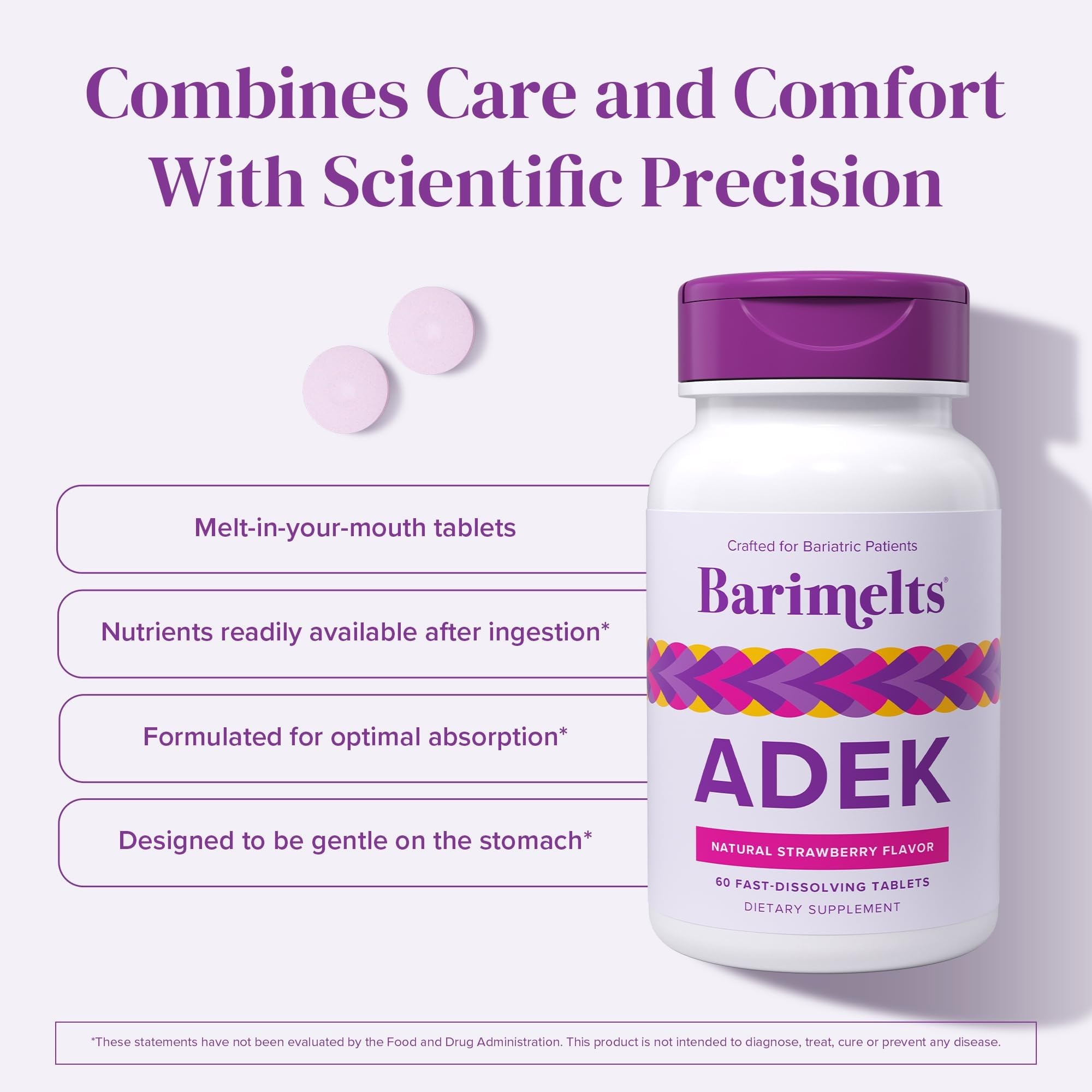 BariMelts Multivitamins for Women side view