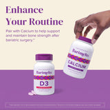 BariMelts Vitamin D3 5000 IU tablet in hand