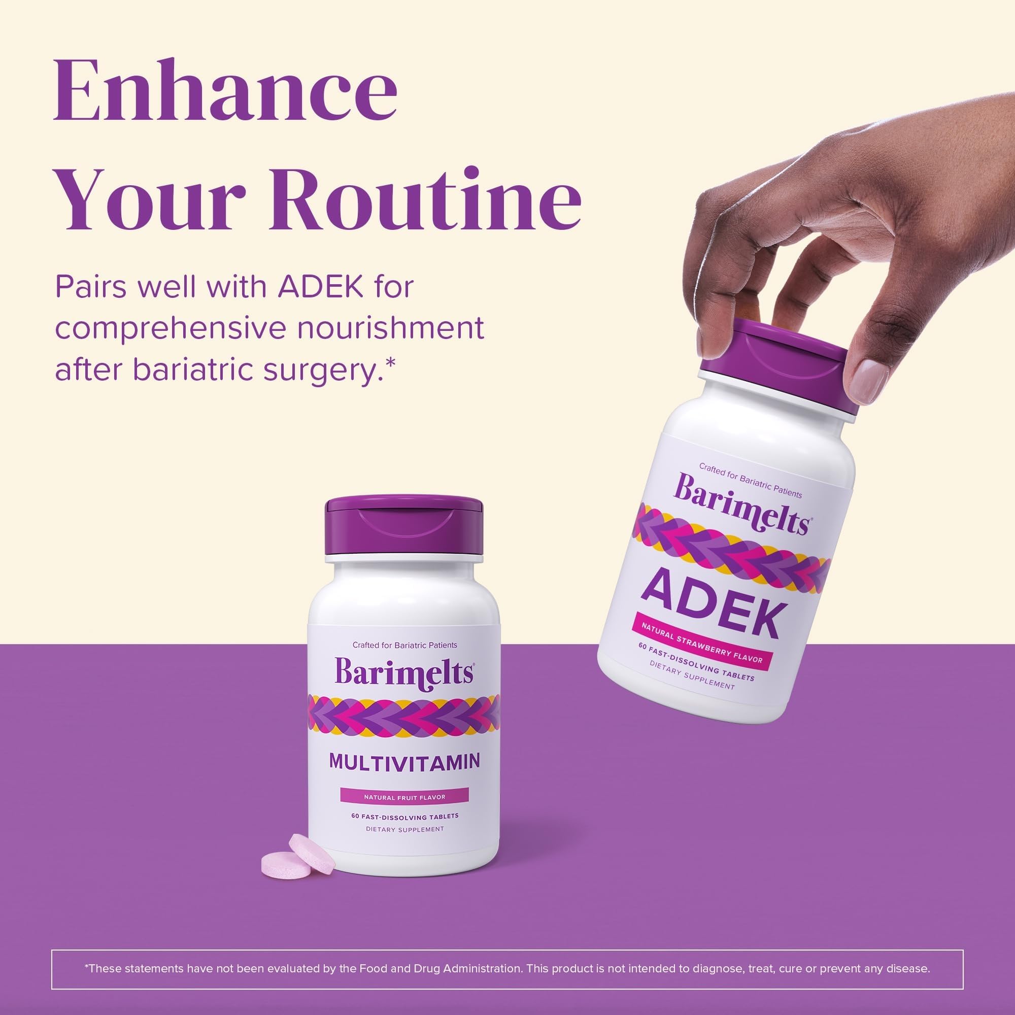 BariMelts Women's Multivitamin 132g ingredients list