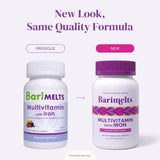 BariMelts Women's Multivitamin 132g on a wooden table
