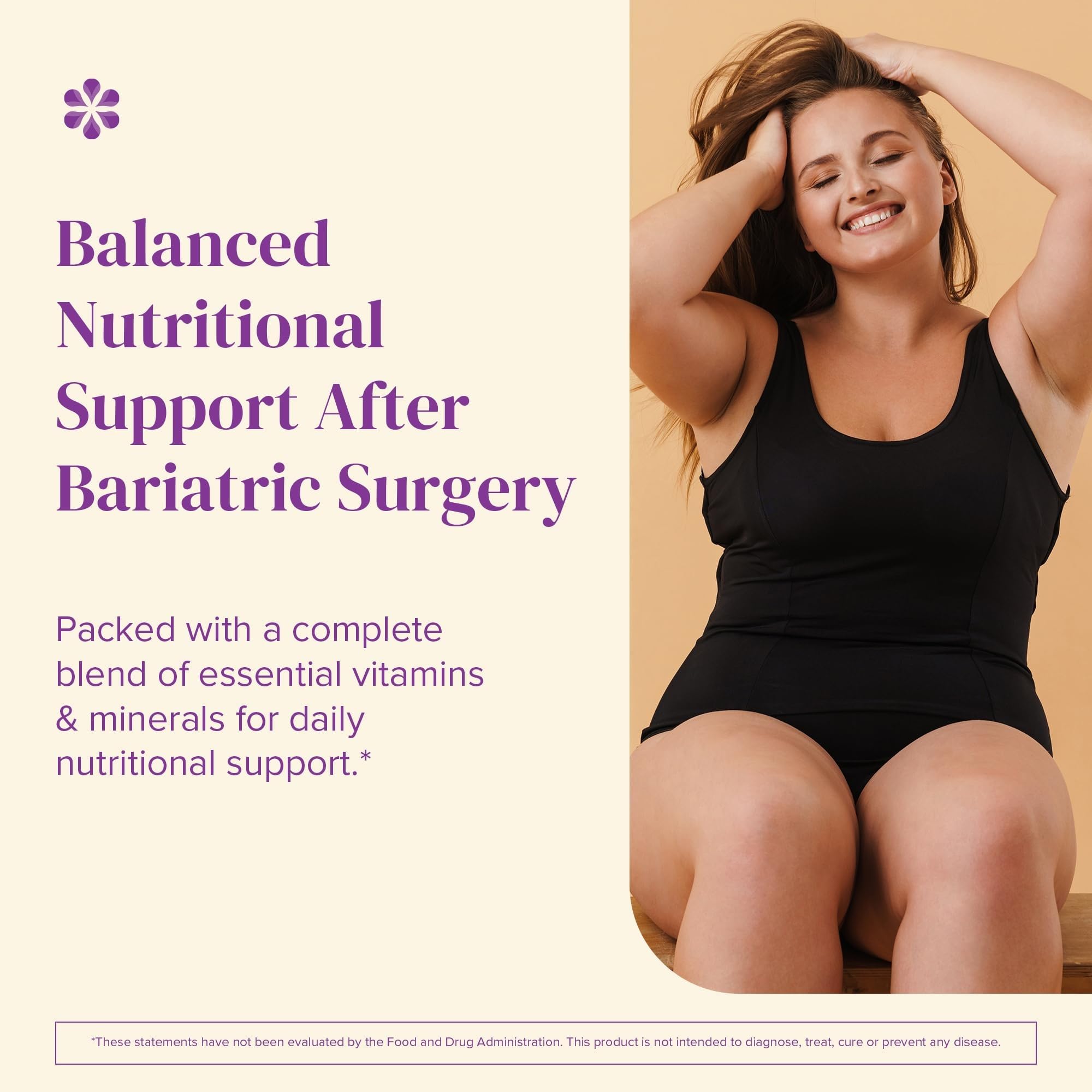 BariMelts Women's Multivitamin 132g side view packaging