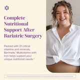 BariMelts Women's Multivitamin 132g side view with dosage instructions