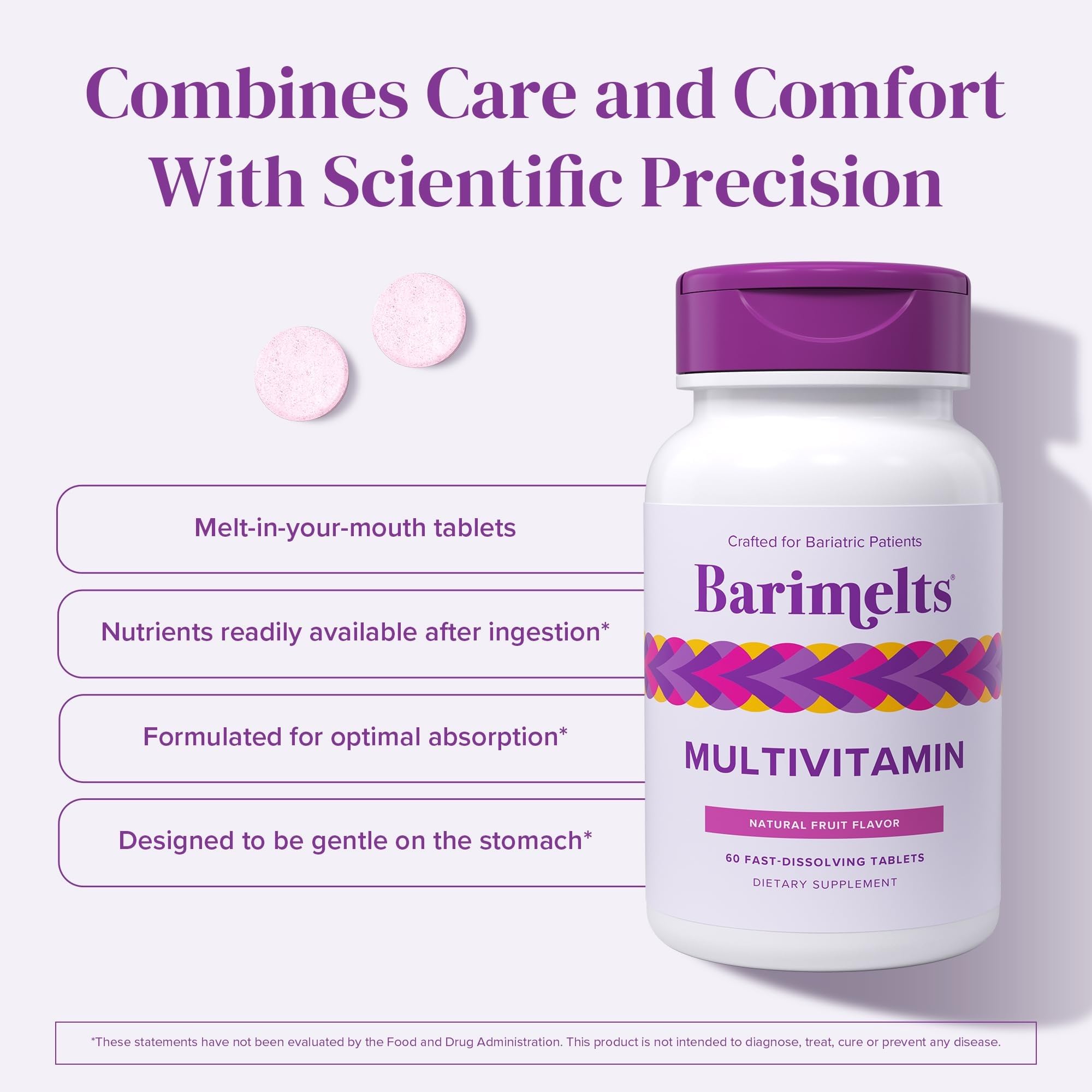 BariMelts Women's Multivitamin 132g supplement facts