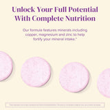BariMelts Women's Multivitamin 132g tablets on a wooden table