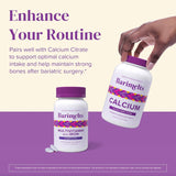BariMelts Women's Multivitamin 132g with a glass of water