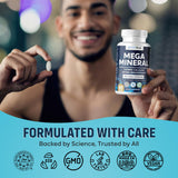 BARIPLUS Multiminerals 60 Tablets back view with ingredients