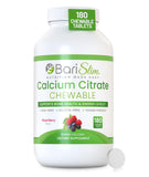 BariSlim Calcium Chewable Tablets 500mg front view with packaging