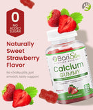 BariSlim Calcium Citrate Gummies 500mg ingredients list on back