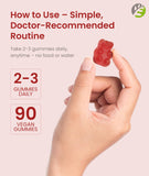 BariSlim Calcium Citrate Gummies 500mg packaging dimensions