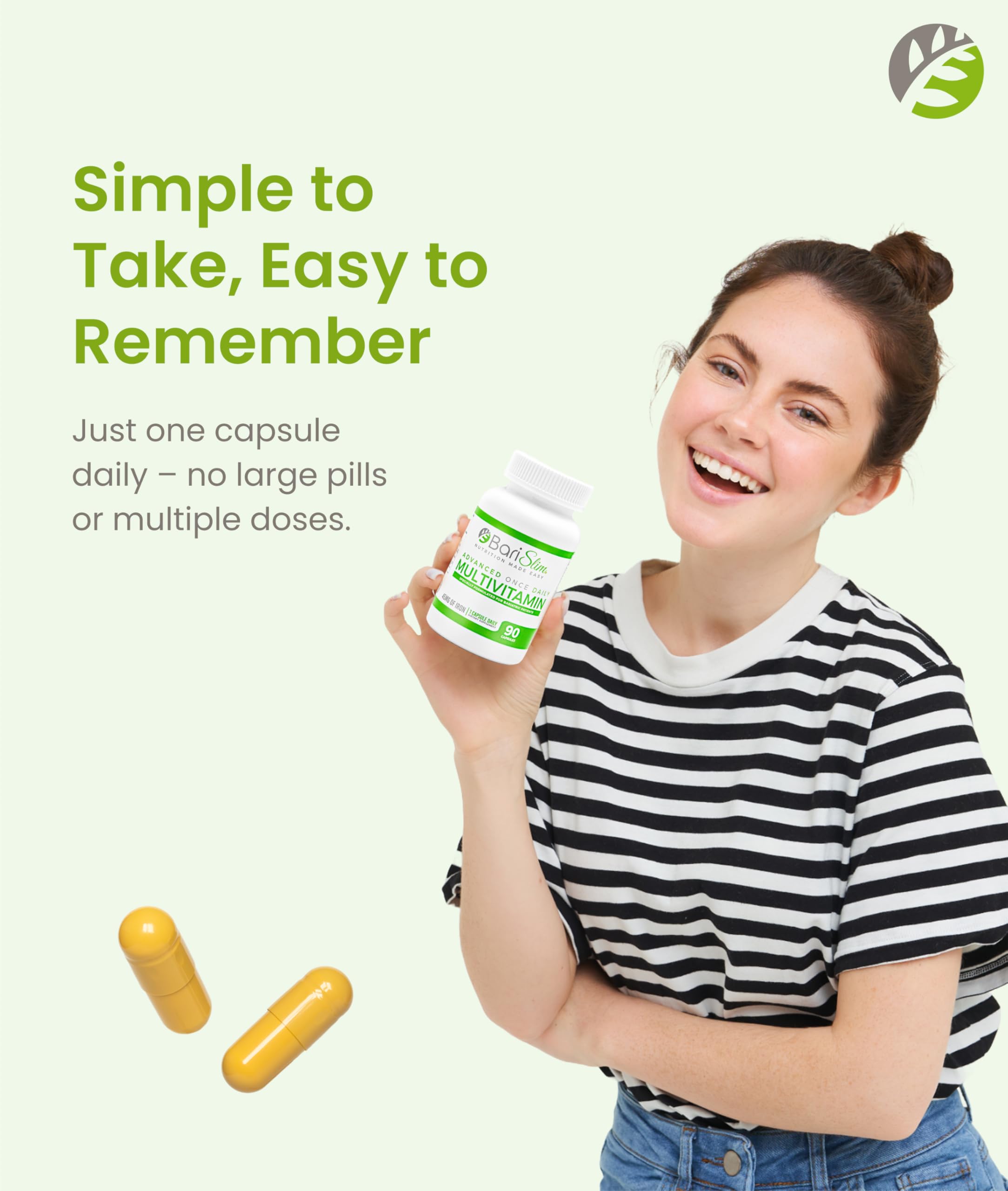 BariSlim Complete Bariatric Multivitamin on a kitchen counter