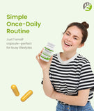 BariSlim Multivitamin Capsules displayed with fresh fruits