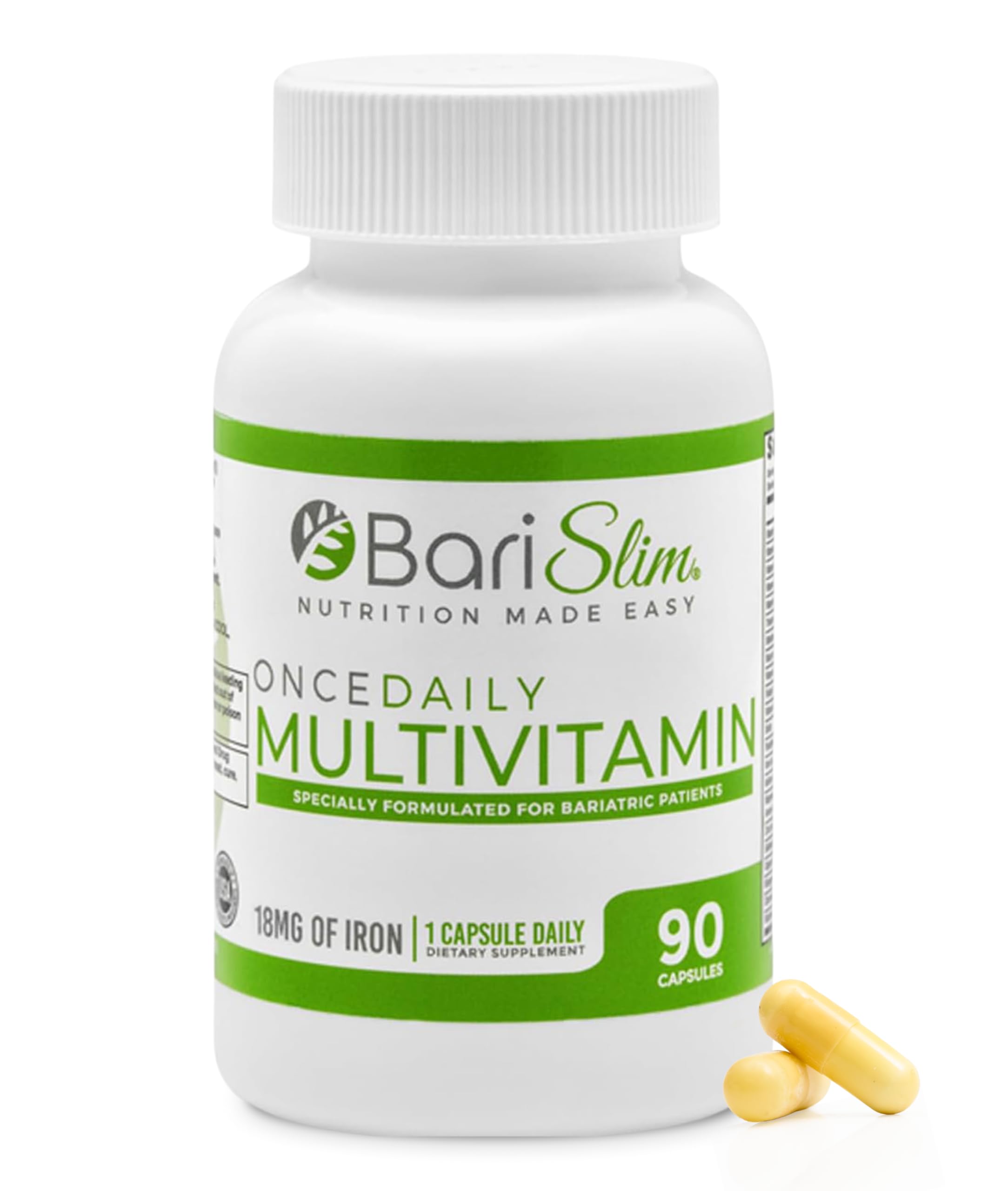 BariSlim Multivitamin Capsules front view with packaging
