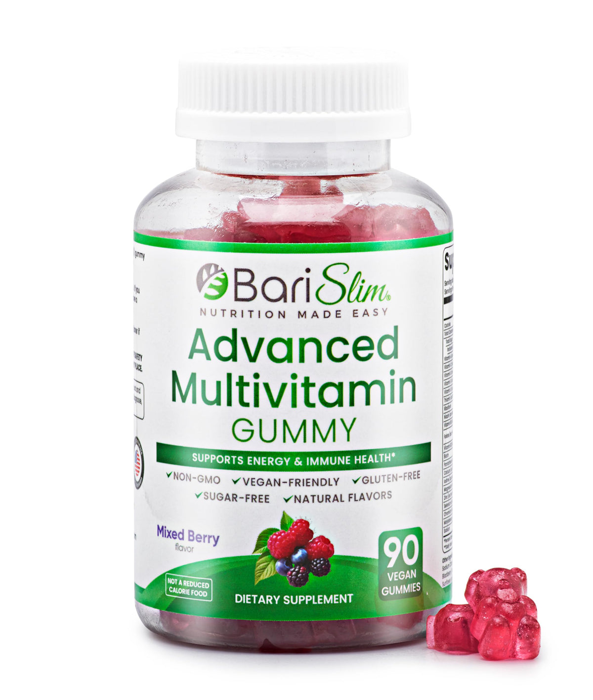 BariSlim Multivitamin Gummies front view packaging