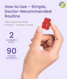 BariSlim Multivitamin Gummies with a spoonful of gummies