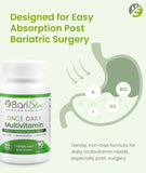 BariSlim Once Daily Bariatric Multivitamin bottle with cap open