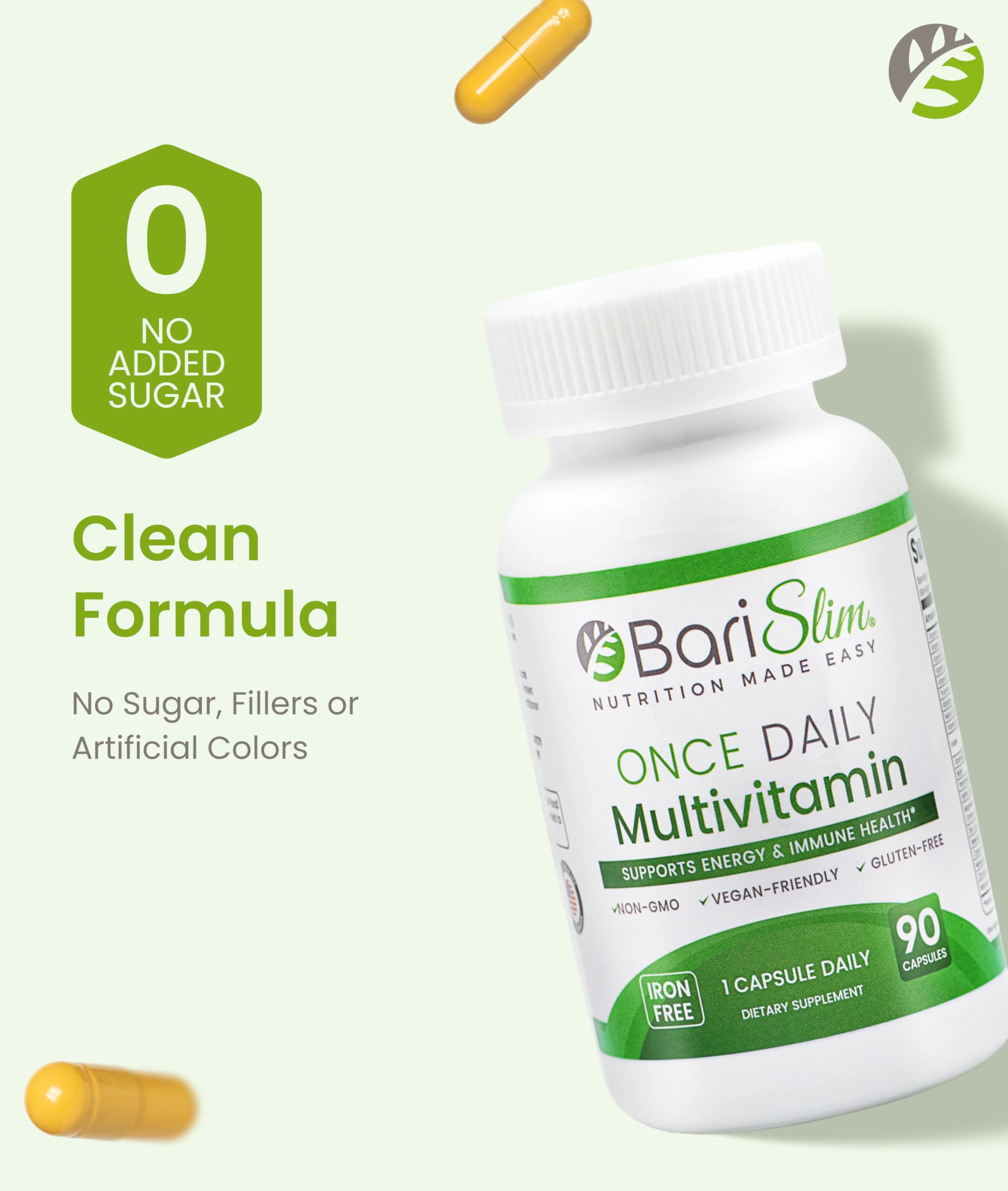 BariSlim Once Daily Bariatric Multivitamin ingredients list