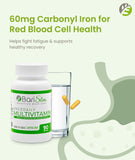 BariSlim Once Daily Multivitamin with Iron 60mg side view