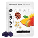 Barker Wellness Co Magnesium Gummies Tropical Mango front view