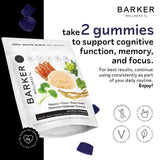 Barker Wellness Co Mushroom Adaptogen Gummies Passion Fruit Watermelon flavour