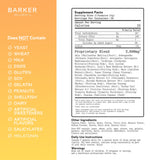 Barker Wellness Co Mushroom Gummies close-up of gummies