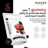 Barker Wellness D3 + K2 Gummies packaging side view