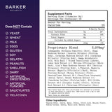 Barker Wellness Nighttime Mushroom Gummies ingredients list