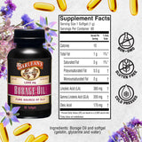 Barlean's Borage Oil Softgels 200mg GLA 1000mg lifestyle scene