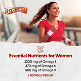 Barlean's Essential Woman Oil Blend 100mg Softgels lifestyle setting