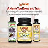 Barlean's Essential Woman Oil Blend 100mg Softgels packaging details