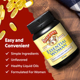 Barlean's Essential Woman Oil Blend 100mg Softgels with measuring spoon