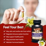 Barlean's Evening Primrose Oil softgel serving suggestion