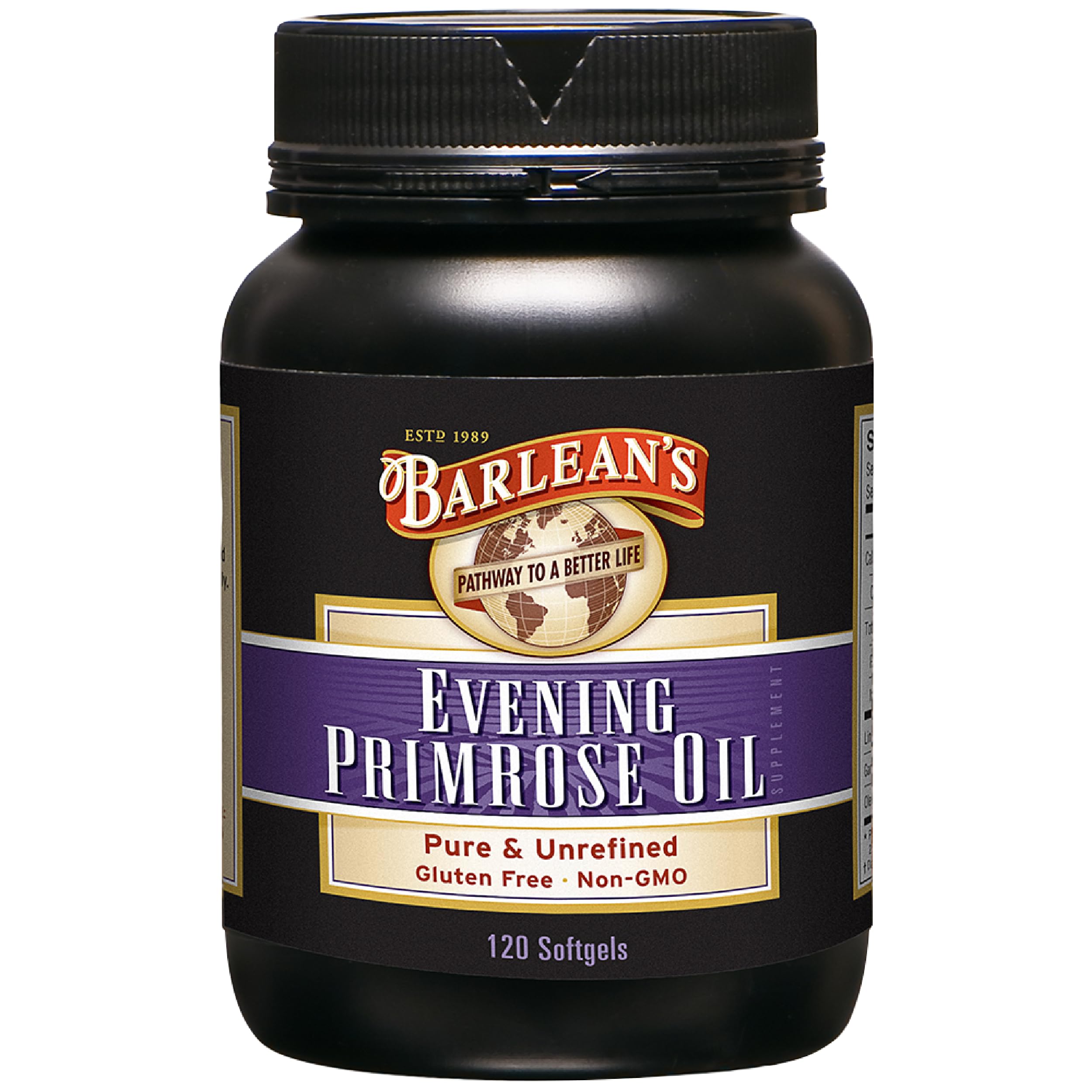 Barlean's Evening Primrose Oil Softgels 1846mg front view
