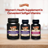 Barlean's Evening Primrose Oil Softgels with measuring spoon