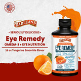 Barlean's Eye Remedy Lutein Supplement 499g tangerine flavour spoonful
