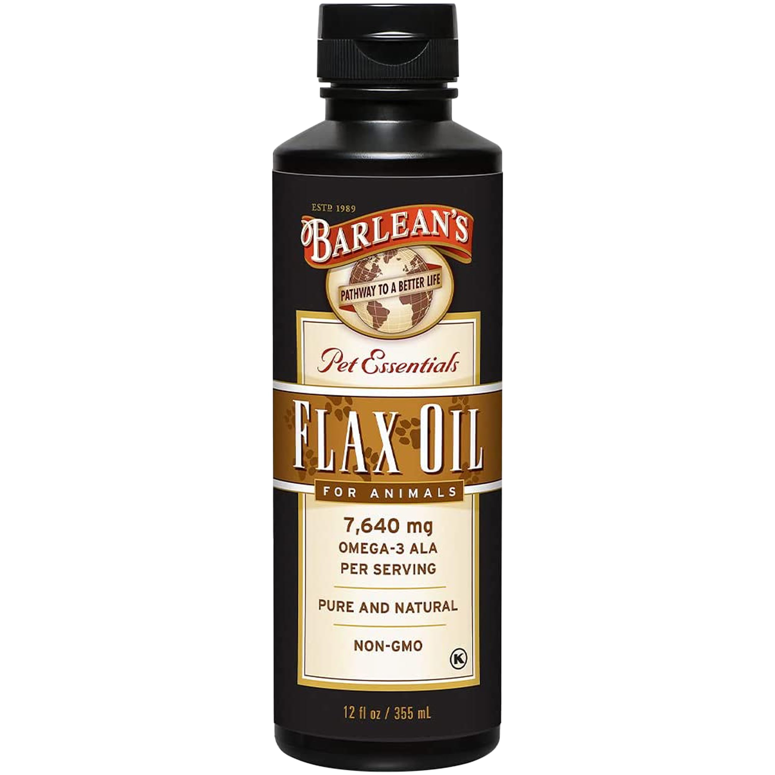 Barlean's Flax Seed Oil 340g front view