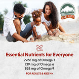Barlean's Flaxseed Oil Omega-3 Supplement serving suggestion with yogurt