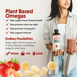 Barlean's Flaxseed Oil Omega-3 Supplement side view