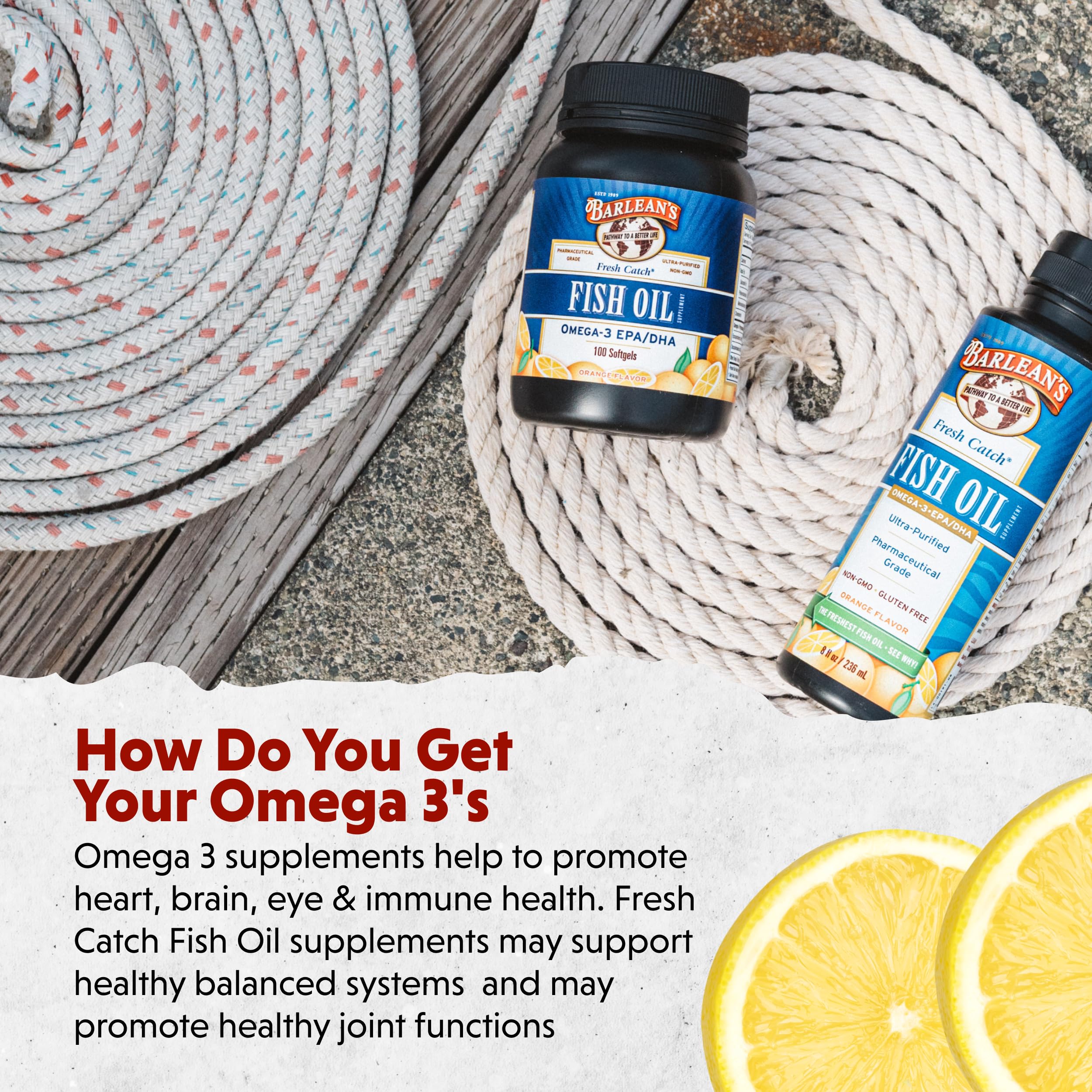 Barlean's Fresh Catch Fish Oil 227g antioxidant blend