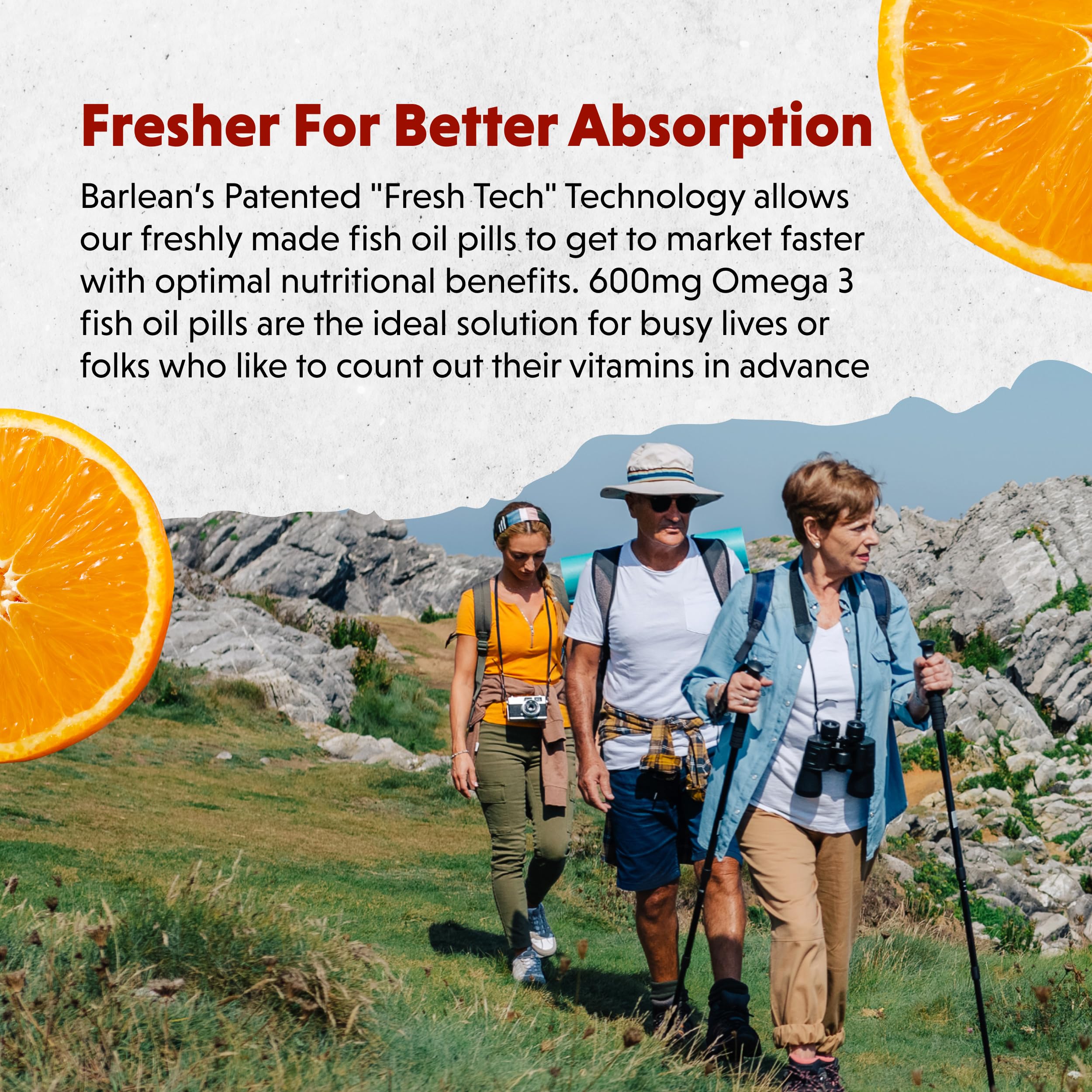 Barlean's Fresh Catch Fish Oil Softgels 1000mg packaging