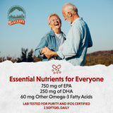 Barlean's Ideal Omega 3 Softgel Capsules 1000mg softgel close-up