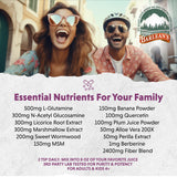 Barlean's Intestinal Repair Powder nutritional information